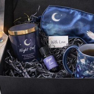 Lavender Relaxation Gift Set – Candle, Sleep Mask & Essential Oil image 3