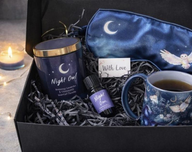 Lavender Relaxation Gift Set – Candle, Sleep Mask & Essential Oil image 3