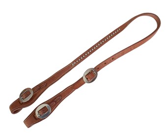 Custom Designed Herman Oak Leather Shank Bit Headstall - Bridle - Light Leather