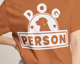 Dog Person Comfort Colors Shirt, Dog Mom Gift, Dog Dad Tee, Gifts for Dog Owners, Pet Lover Shirt, Father's Day Gift, Dog Mom Birthday