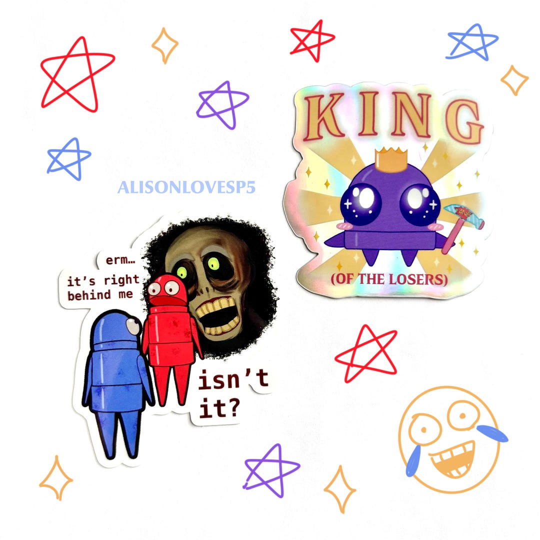 R.E.P.O. Robot Meme Stickers / Headman King Gamer REPO PC Holographic ...