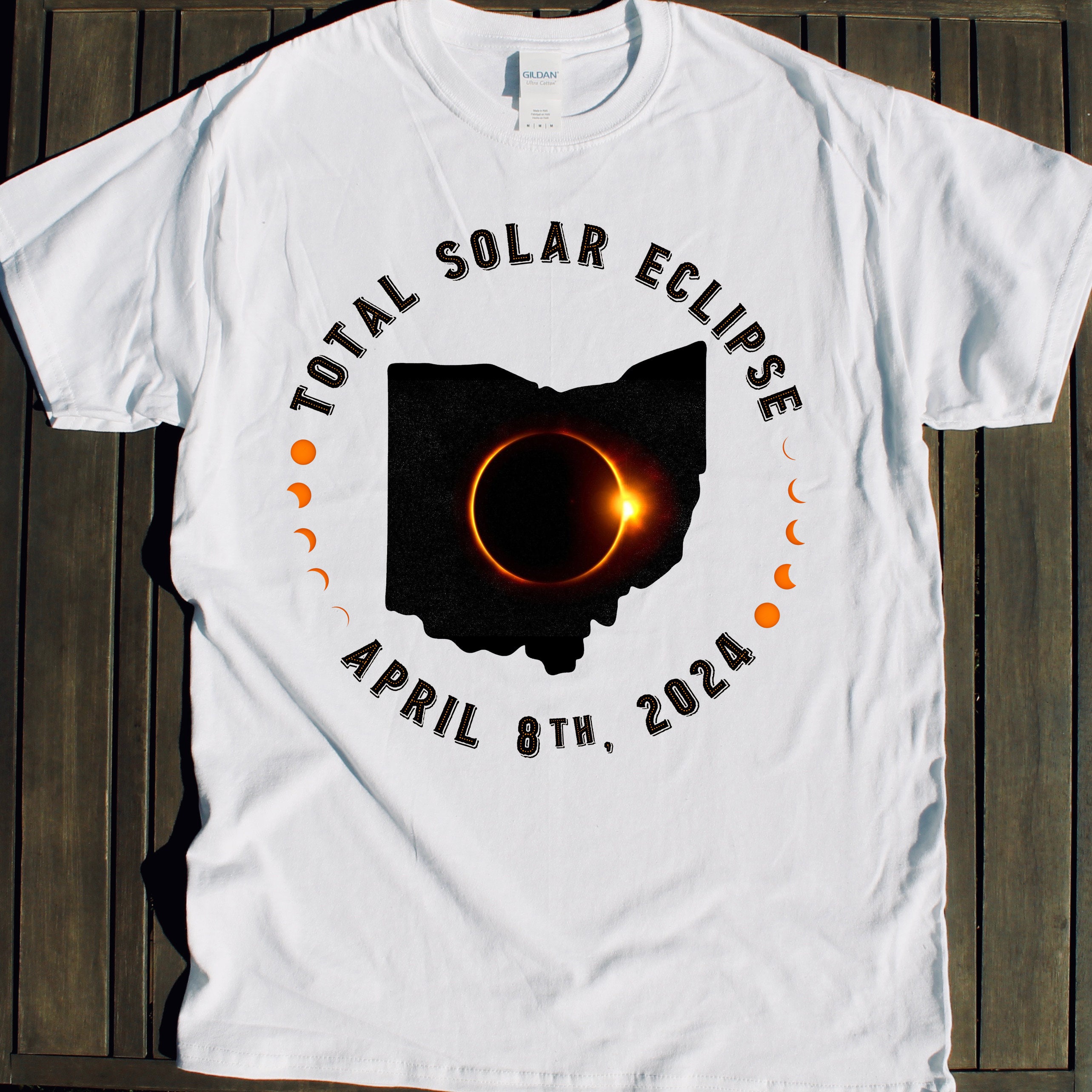 TOTAL SOLAR ECLIPSE Ohio Shirt Souvenir April 8 2024 Viewing Etsy
