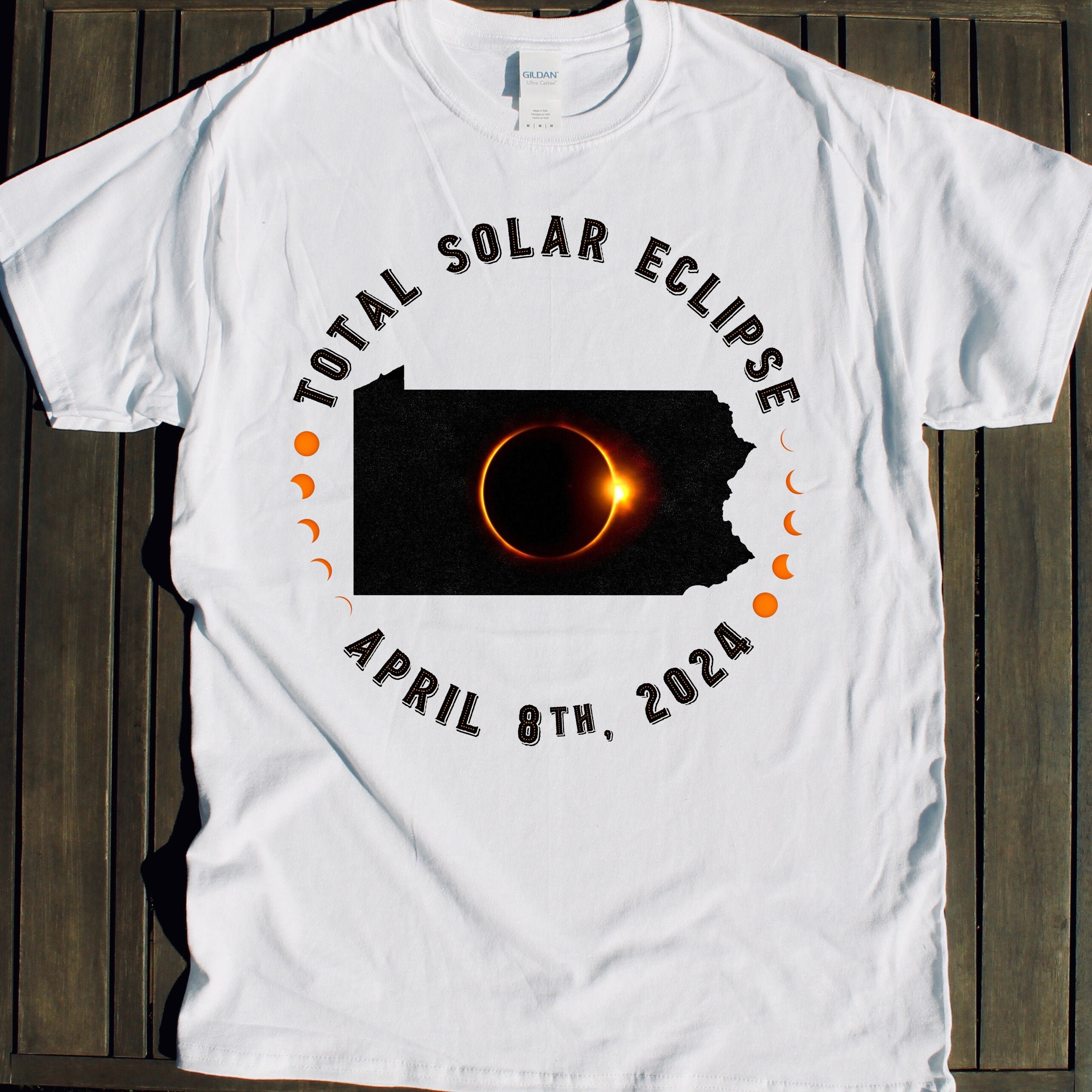 TOTAL SOLAR ECLIPSE Pennsylvania Shirt Souvenir April 8 2024 Etsy