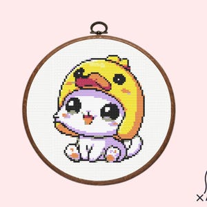 Cat Cross Stitch Pattern | Funny Baby Cat Cross Stitch Pattern, instant dowload