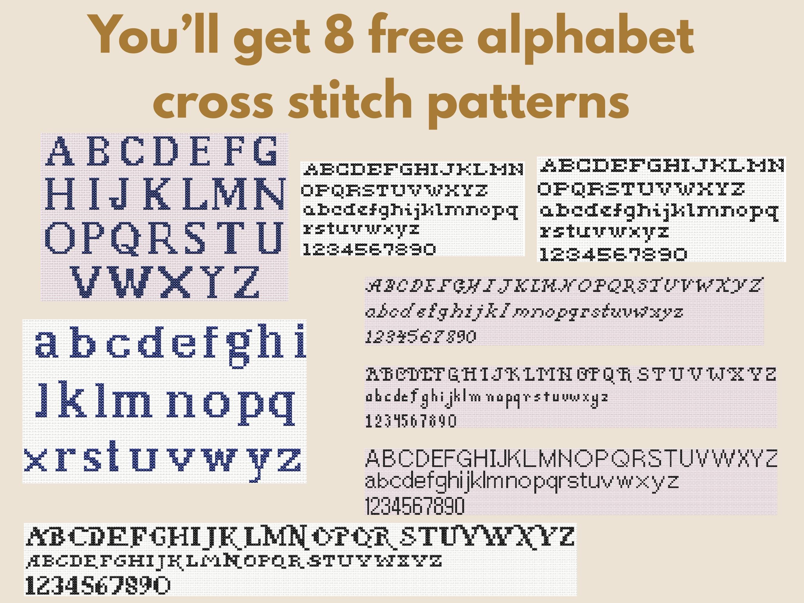 Birth Announcement Cross Stitch Pattern PDF | Boys and Girls Sampler ...