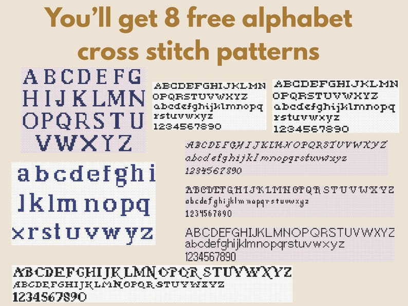 Birth Announcement Cross Stitch Pattern PDF | Space Sampler | DIY Baby Shower Easy Chart- instant PDF image 3