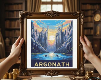 Argonath kruissteekpatroon, fantasie aarde kruissteekpatroon, direct te downloaden als PDF