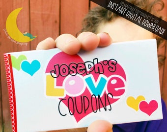 Kids Printable Love Coupons | Printable Coupons for Kids | Kids' Printable Coupon Book | Digital Download