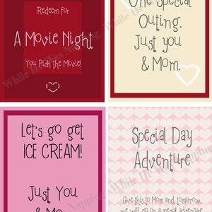 Kid's Valentine Printable Love Coupons Printable Valentine's for Kids Kids Valentine Coupons DIGITAL INSTANT DOWNLOAD image 1