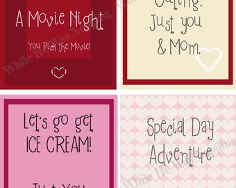 Kid's Valentine Printable Love Coupons | Printable Valentine's for Kids | Kids Valentine Coupons - DIGITAL INSTANT DOWNLOAD