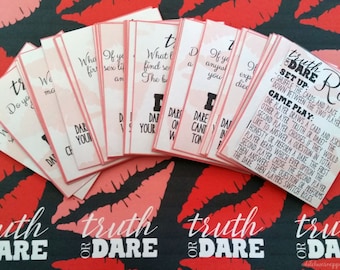 Couple's Truth or Dare Printable Game