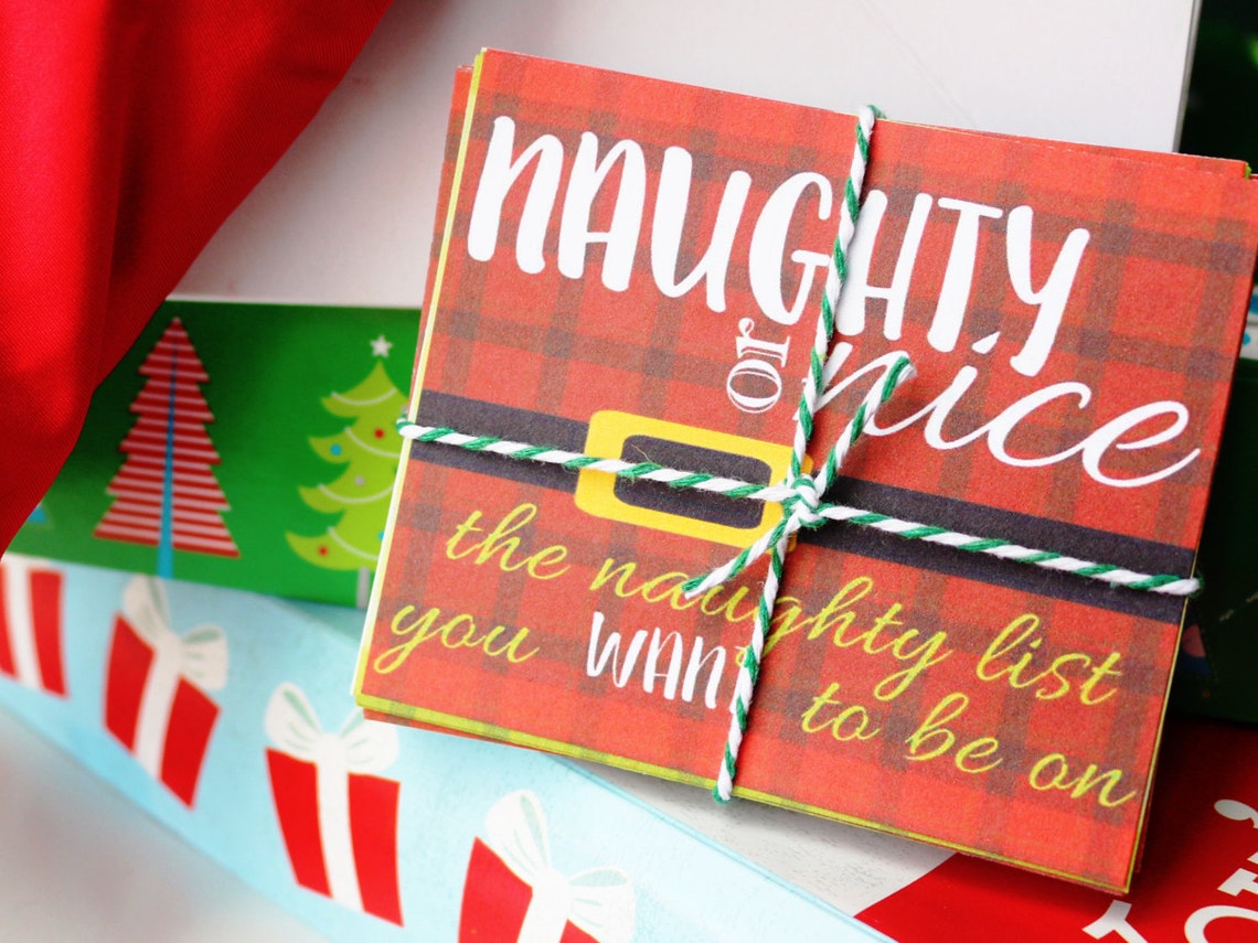 Naughty or Nice Love Coupons for Couples Naughty Coupons for Him/for Her DIGITAL DOWNLOAD - Etsy