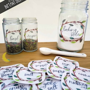 Gifts for Mom: Custom Spice Jar Labels – Idea Land