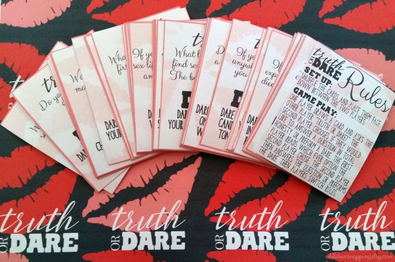 Truth Or Dare Couple S Naughty Game Perfect For Date Etsy