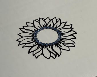 Fleur pour le corps avec strass | Bijoux de corps Rave Festival | Emballage discret