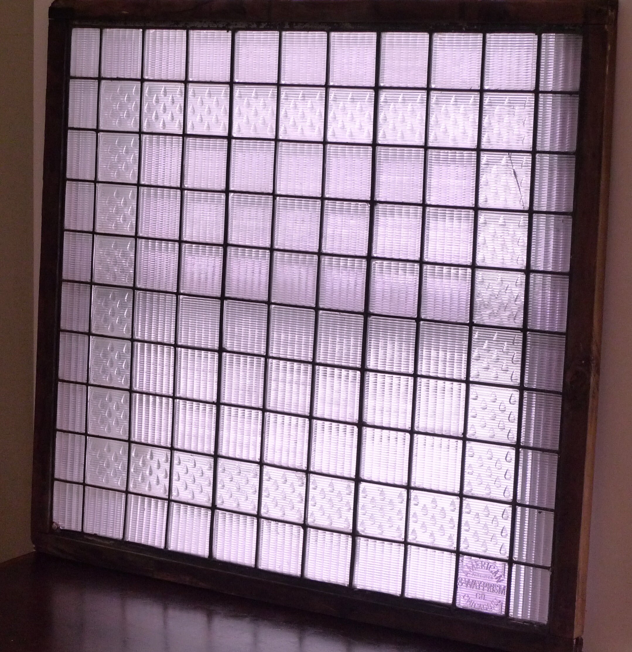 Luxfer Prism Glass Window from 1890s UP Michigan Schoolhouse Etsy