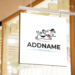 Funny Pet Logo Design | Cute Dog Cat Logo for Pet Business or Brand