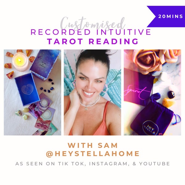 20Min Custom TAROT CARD READING For Life, Love + Career | Recorded Using Tarot, Oracle, Divination Dice & Intuition - Add Questions @ Cart