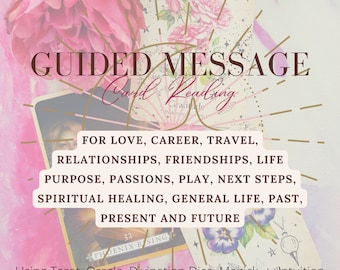 WRITTEN Guided Tarot Reading: Love, Career, Life Purpose (PDF)