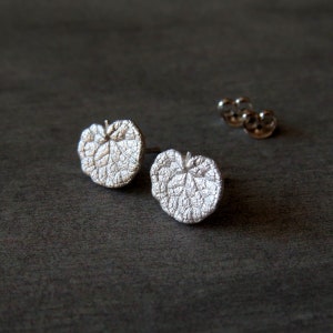 Leaf Stud Earrings, Real Leaf Earrings, Woodland Earrings, Forest Earrings, Witchy Earrings