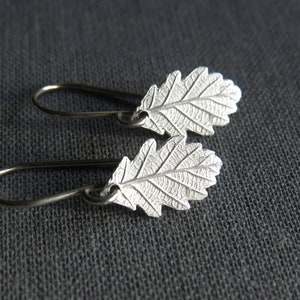 Oak Earrings, Oak Leaf Earrings, Real Leaf Earrings, Plant Earrings, Magical Jewelry, Botanical Jewelry, Leaf Jewelry, Gift for Her