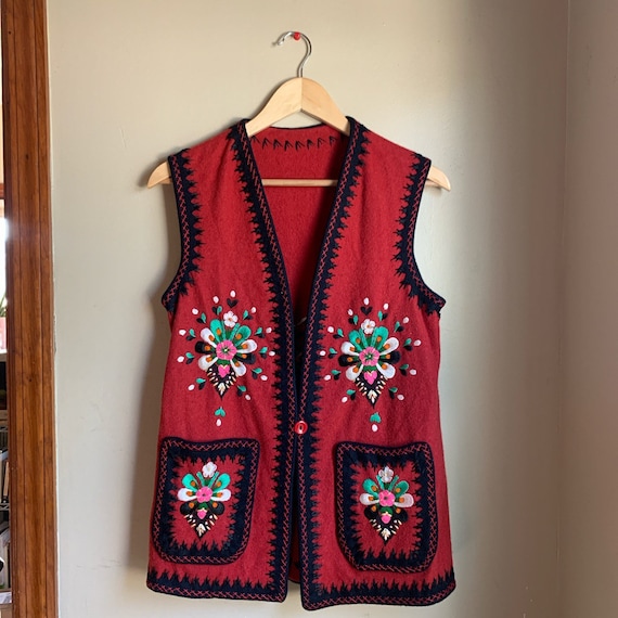 1960’s Hand Embroidered Vest