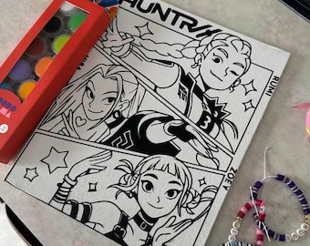 Kpop Huntrix PNG, Demon Hunters PNG, Saja Girls PNG, Derpy Tiger, Huntrix Merch, Anime Lover Gift, Kpop png, Demon Hunter Png