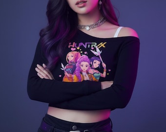Kpop Huntrix PNG, pacchetto PNG Demon Hunters, fan art di Saja Boys & Girls, design a sublimazione K-pop Derpy Tiger, regalo per gli amanti degli anime
