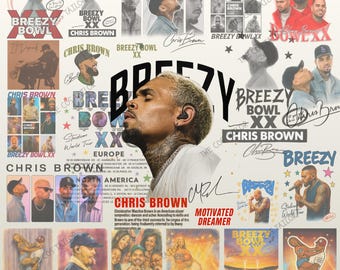 75+ Chris Brown Breezy Bowl XX Tour 2025 PNG Bundle | Chris Brown Concert Merch Designs, Vintage Chris Brown Bootleg PNG, Sublimation Files,