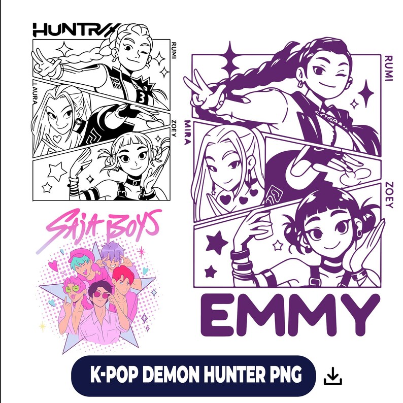 demon hunters tee, kpop necklace,  k-pop merch, demon hunter sticker, jinu sweatshirt, rumi bracelet, saja girls pin, huntrix merch,  anime lover gifts, anime T-shirt design,  hunter movie shirt, Demon tiger png, saja boys fan gifts, anime lover gifts