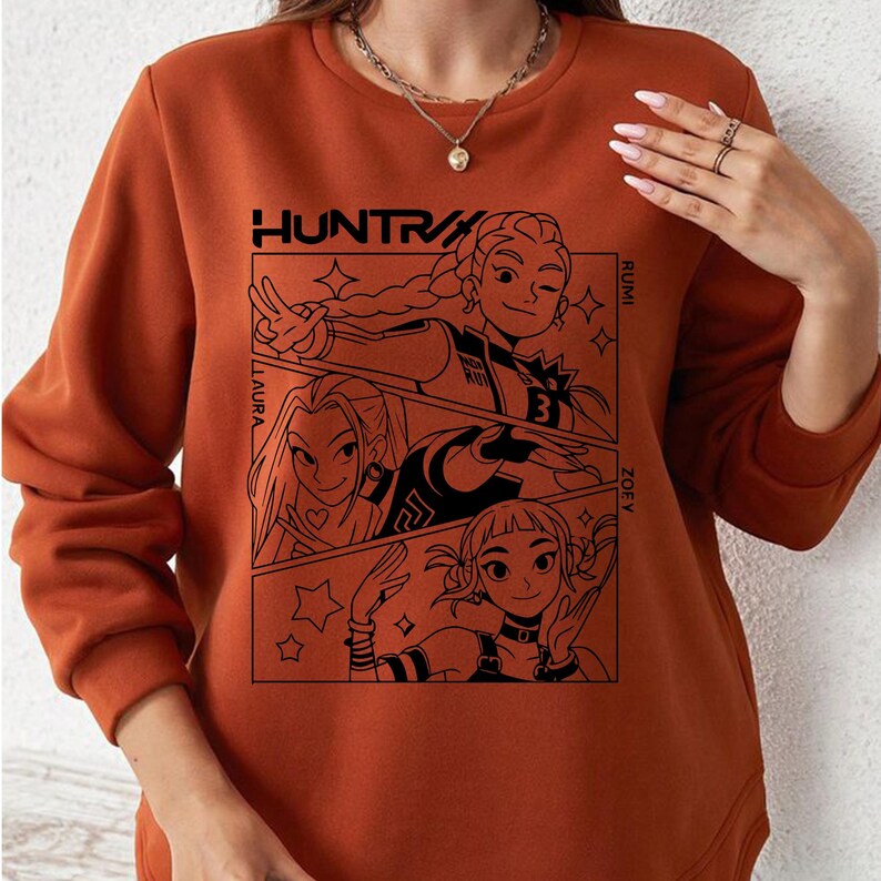 demon hunters tee, kpop necklace,  k-pop merch, demon hunter sticker, jinu sweatshirt, rumi bracelet, saja girls pin, huntrix merch,  anime lover gifts, anime T-shirt design,  hunter movie shirt, Demon tiger png, saja boys fan gifts, anime lover gifts