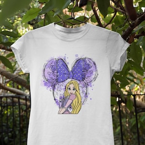 Long Hair Princess Bow Ears long sleeveShirt –Fairytale Girl Silhouette Tee – Magical Blonde Princess Graphic – Fantasy Inspired Top hoodie