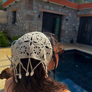 Seashell Crochet  Bandana