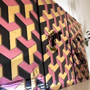 Dime Y / A4 / Juego de 3 / Geométrico / Patrón / Teselado