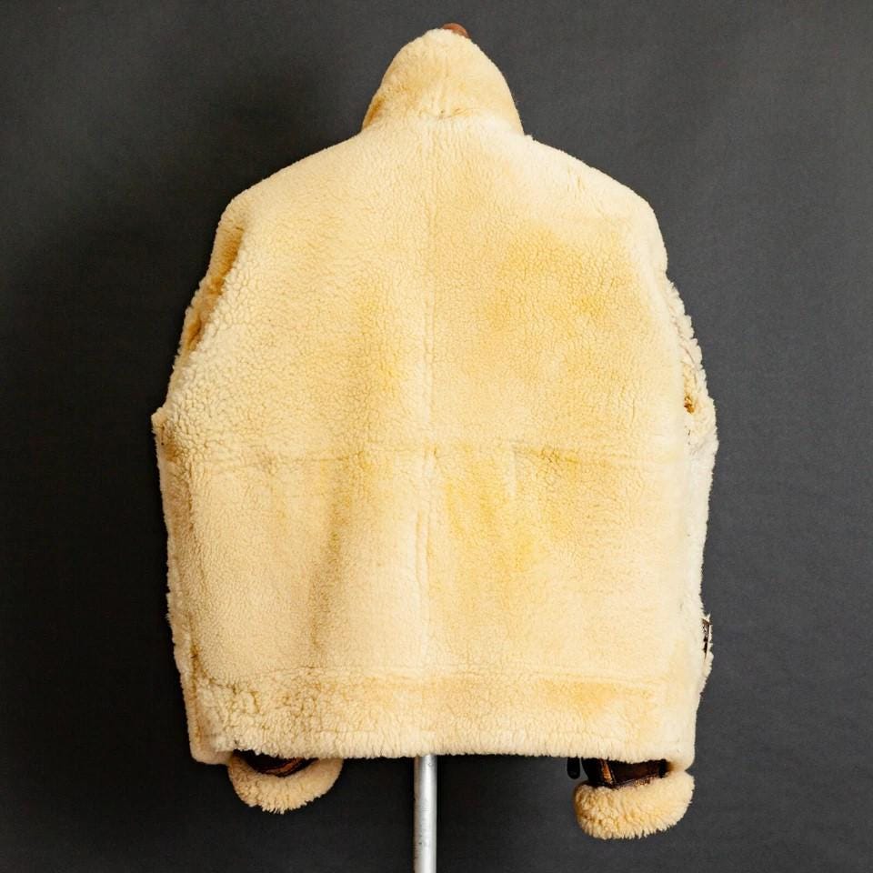SWJGLITTR Heren Bontkraag Lederen Jas Casual Warm Winter Faux Lederen