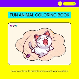 Adorable Animal Coloring Pages |Cute & Fun Printable Coloring Sheets for Kids