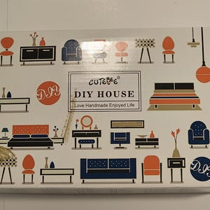 CUTEBEE Dollhouse Modern Display Room Box DIY Kit QT05B