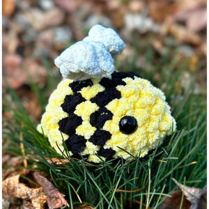 Handmade Crochet Bumble Bee Plush