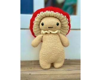 Crochet Handmade Mushroom Man Plush