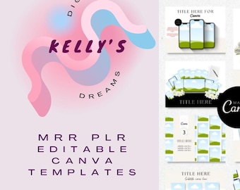 Master Resell Rights Mockup, MRR/PLR, Canva Mockup Bundle, Online Course Mockup, Planner Mockup, eBook Mockup, PLR Digital Products