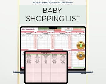 赤ちゃん予算プランナースプレッドシート｜ベビー用品ショッピングリスト＆新生児準備チェックリスト、妊娠中の資金計画（Googleスプレッドシート）