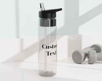 Personalized Tritan Sport Water Bottle, Custom Water Bottle for Gym, Eco-Friendly Travel Bottle, Perfect for Fitness Lovers, Hydration Gift