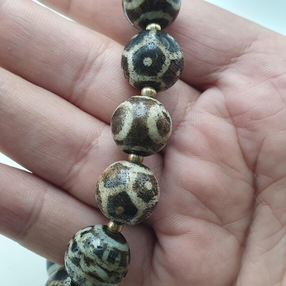 Antique Pumtek Pyu Natural Pattern Suliemani Agat… - image 5