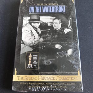 Fronte del porto, Marlon Brando e Eva Marie Saint (VHS, 1990) Nuovo in scatola SIGILLATA