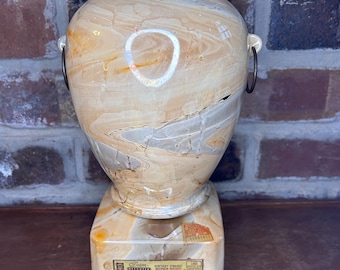 Vintage 1986 Jim Beam Vase Decanter with handles