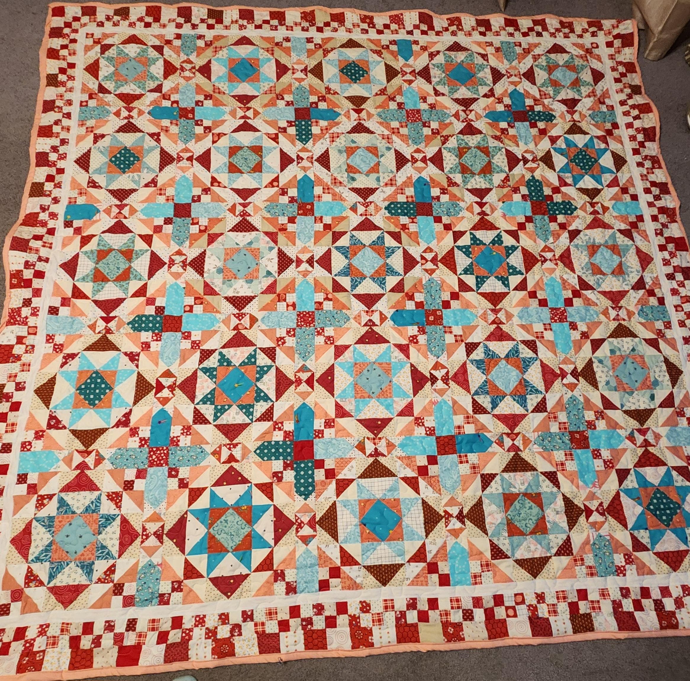 Old Town Quilt Bonnie K. Hunter Meandering Quilting Pattern