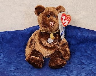 Beanie Baby Champion England FIFA World Cup Kora Japan 2002, Gift for FIFA Lovers, Gift for Sports Lover, Sport Memorabilia Beanie Baby