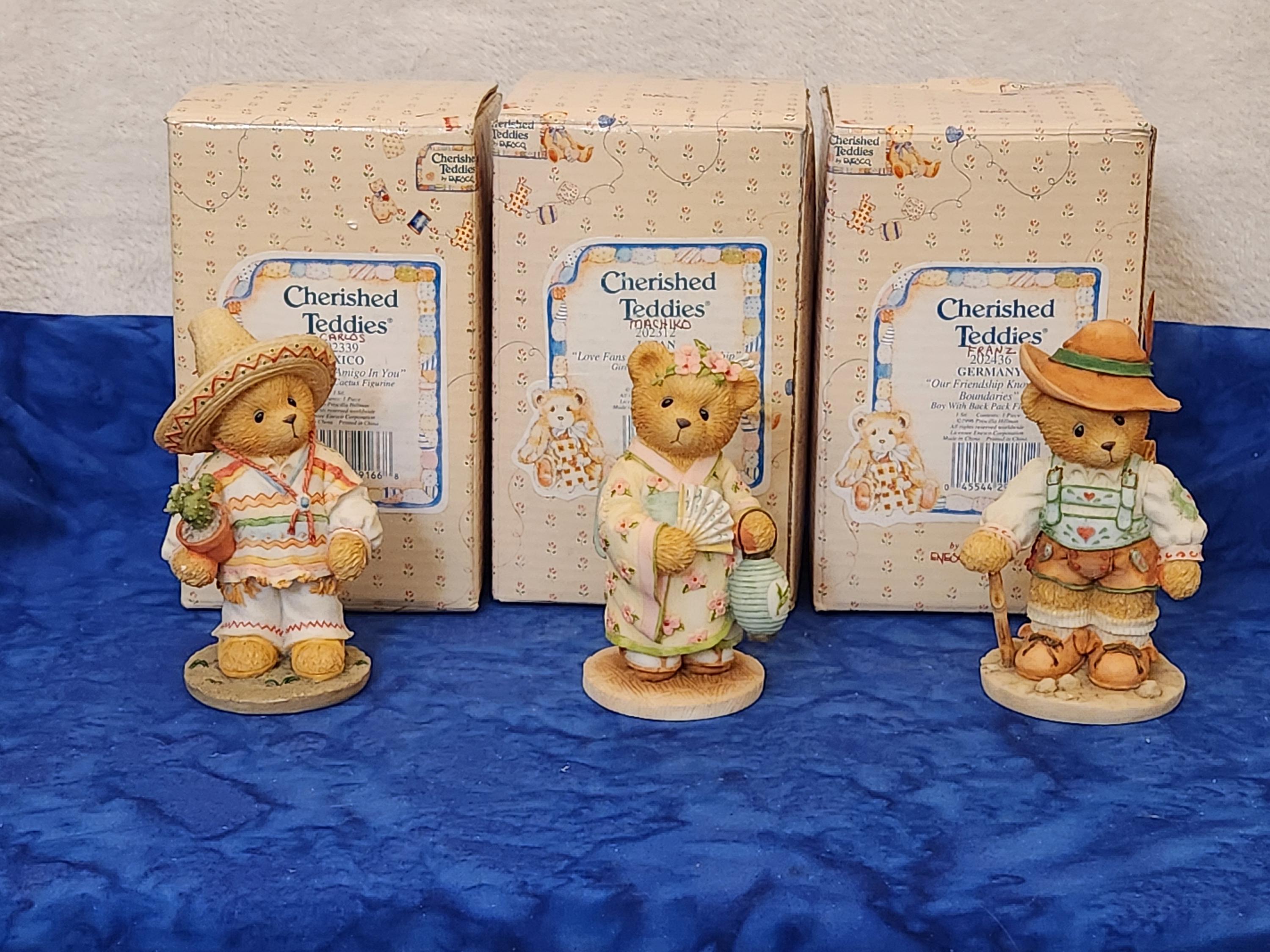 cheristed teddies enesco 5 piece lot | eBay