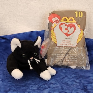 Beanie Baby Zip or Teenie Beanie Baby Zip the Cat, Gift for the