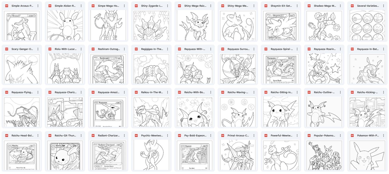 700+ Pokemon Coloring Pages Coloring Book | Printable Pokémon Activity ...